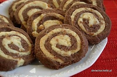 Spiralki pomarańczowo-czekoladowe