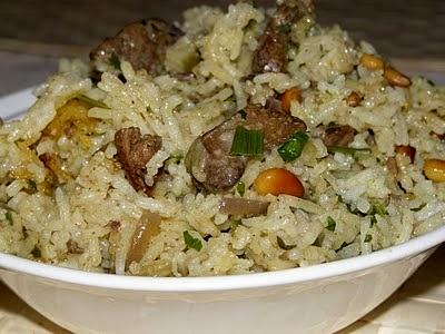 Pilaf z wątróbką