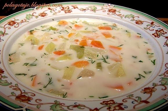 Zupa z gruszką i miętą