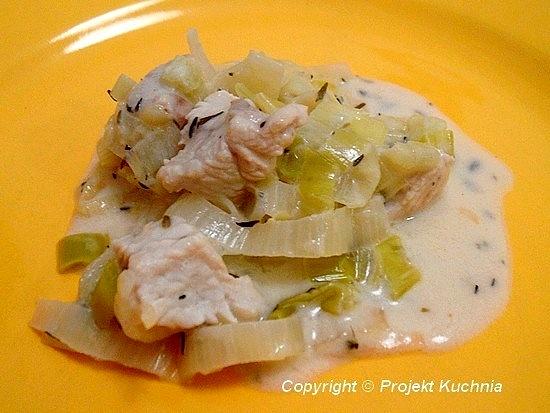 Kurczak w porach na jeden sposób