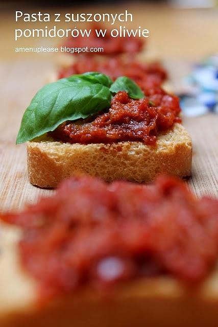 Pasta z suszonych pomidorów w oliwie