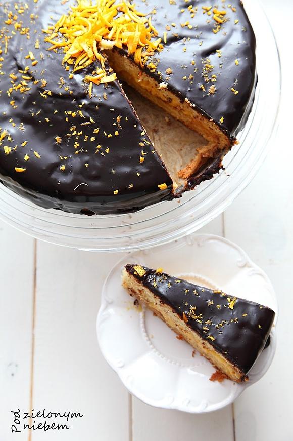 Tort pomarańczowo czekoladowy