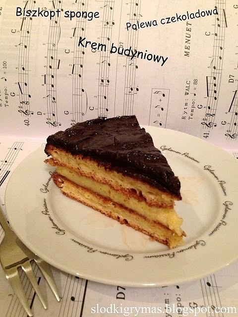 Torcik Bostoński z Kremem