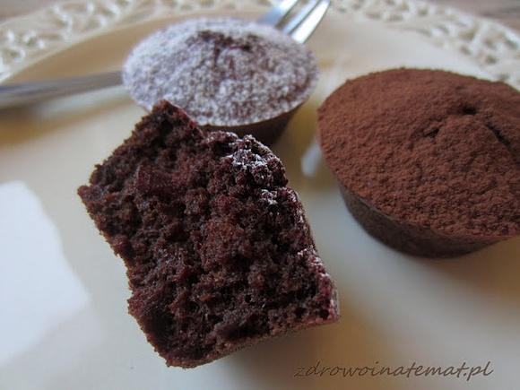 Buraczane muffinki czekoladowe