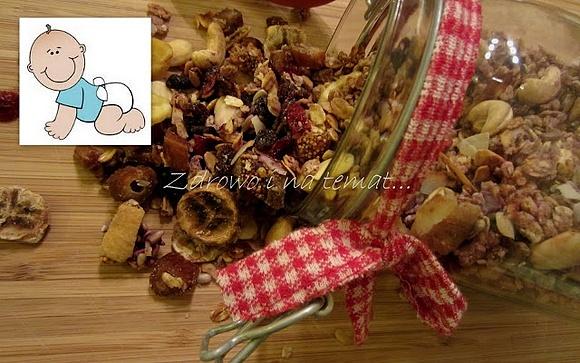 Granola i musli wieloowocowe zbożowe domowe przepisy