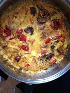 Niehiszpański omlet z chorizo