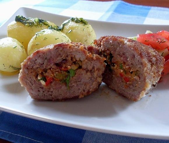 Kotlety mielone nadziewane