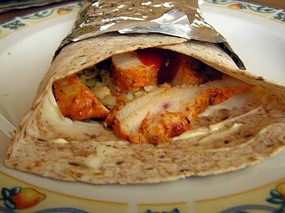 Szybka tortilla z kurczakiem