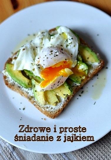 Zdrowe i proste śniadanie z jajkiem
