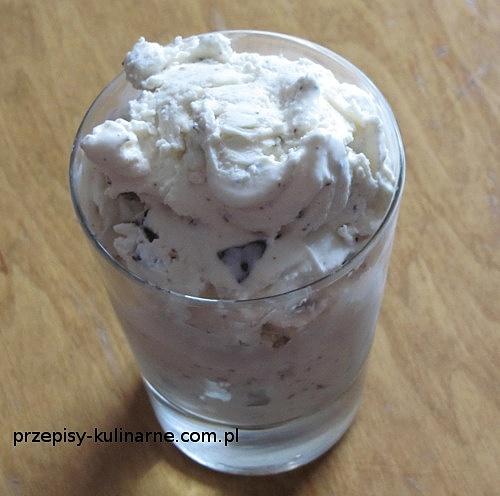 Lody miętowe z czekoladą