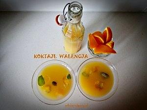 Koktajl walencja pomarańczowy z szampanem lub Cava