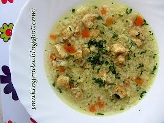 Rosół curry z kluseczkami