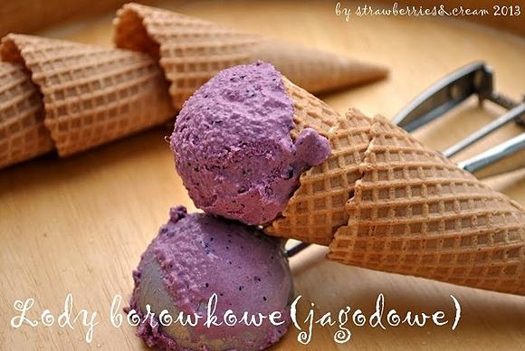 Lody borówkowe