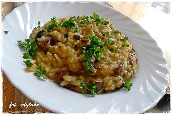 Risotto z podgrzybkami
