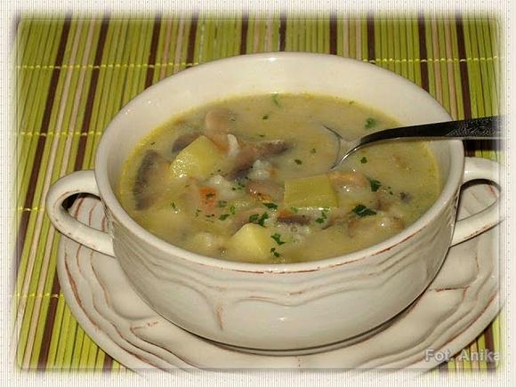 Zupa pieczarkowa z ziemniakami
