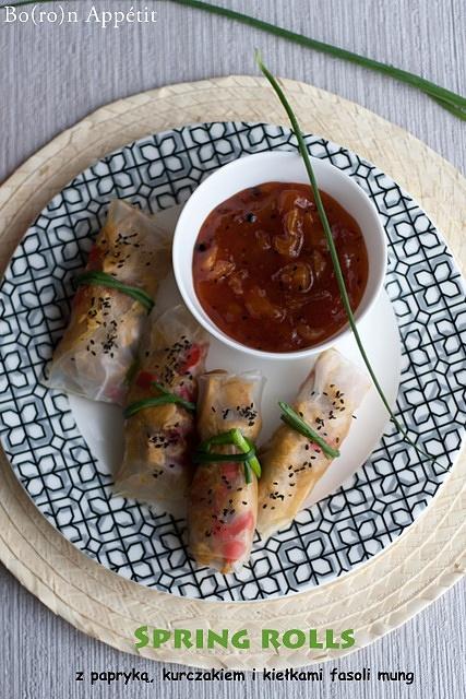 Spring rolls z kurczakiem