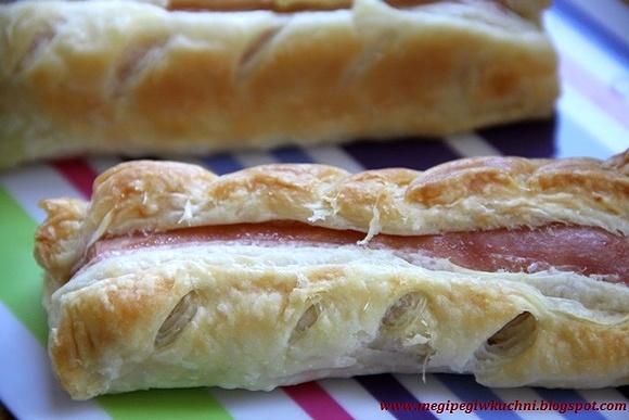 Szybka i prosta przekąska z ciasta francuskiego