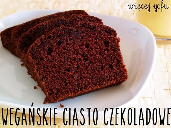 Wegańskie ciasto czekoladowe