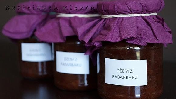 Dżem z rabarbaru