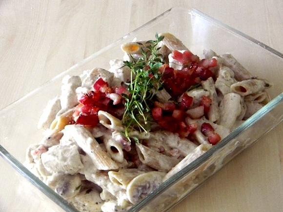 Penne po Liguryjsku – tradycyjny włoski makaron z ziołami