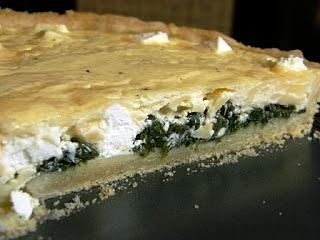 Tarta ze szpinakiem i serem feta