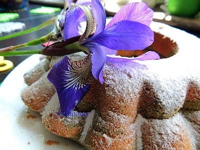 Babka jogurtowo szpinakowa z żurawiną