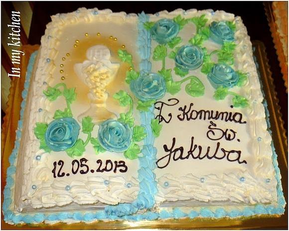 Tort dla dzieci na urodziny z owocami