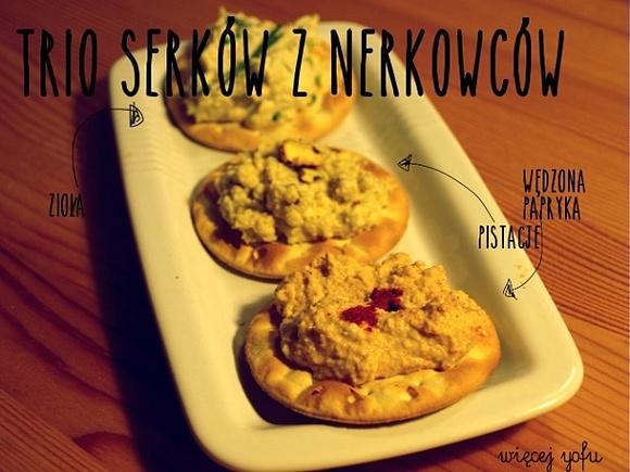 Trio serków z nerkowców