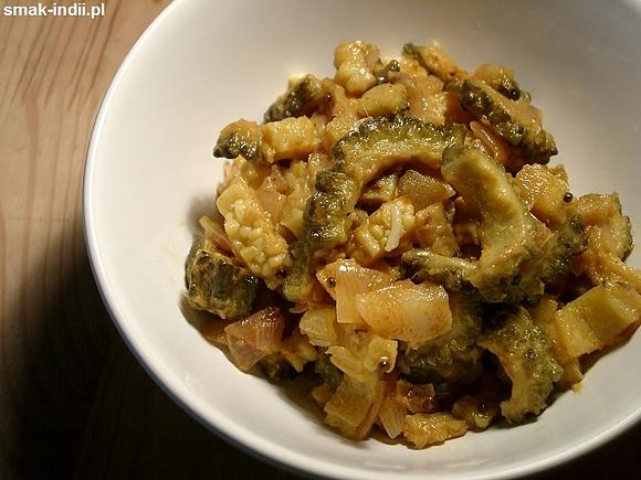 Gorzkie melona curry - wegetariańskie danie z Indii