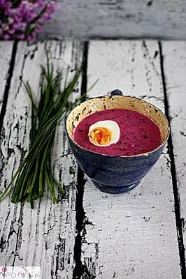 Chłodnik z botwinką i białą rzodkwią