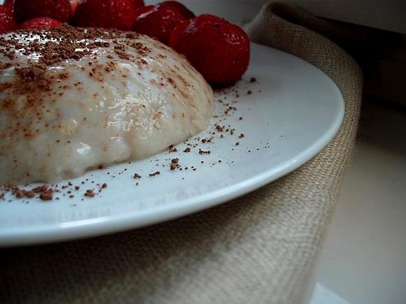 Pudding owsiany i flaszowiec miękkociernisty