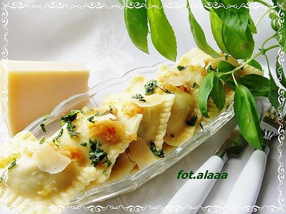 Ravioli z szpinakiem i serem Grana Padano