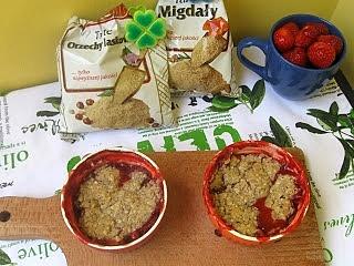 Crumble z truskawkami