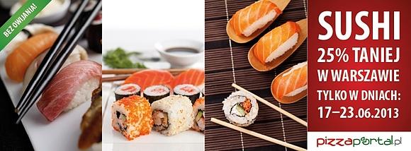 Sushi week w warszawie - zamów sushi z dostawą, promocja