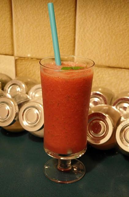 Na upały: arbuzowo-miętowe smoothie