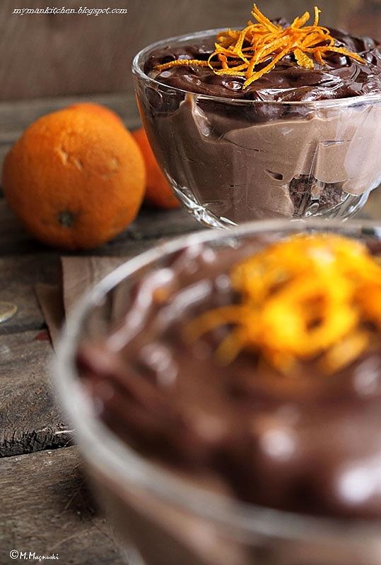 Mus czekoladowo-pomarańczowy z ganache