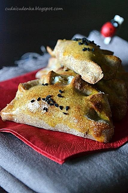Przysmak z papai, szpinaku i fety – pierogi lub przystawka
