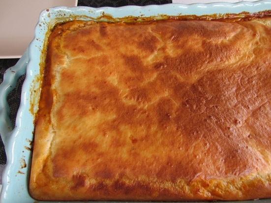 Moussaka z ziemniakami bakłażanem i baraniną