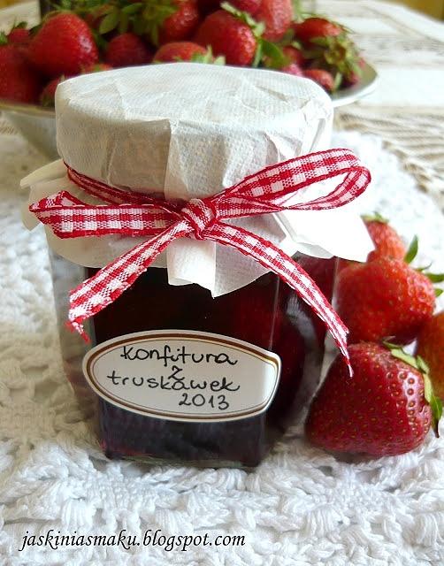 Konfitura truskawkowa z rumem i wanilią
