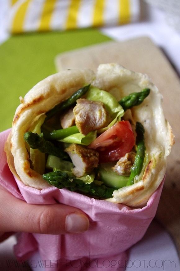 Kebab ze szparagami