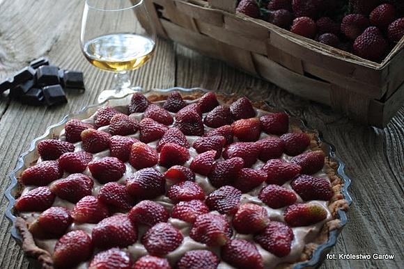 Tarta czekoladowo-truskawkowa