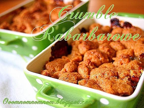 Crumble rabarbarowe - szybki sezonowy deser na słodko