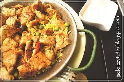Paella z kurczakiem