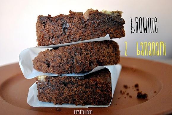 Brownie z bananami