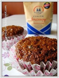 Muffinki owsiane z żurawiną