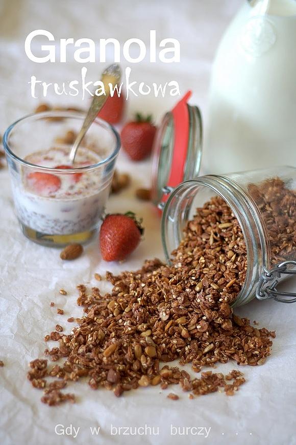 Granola truskawkowa