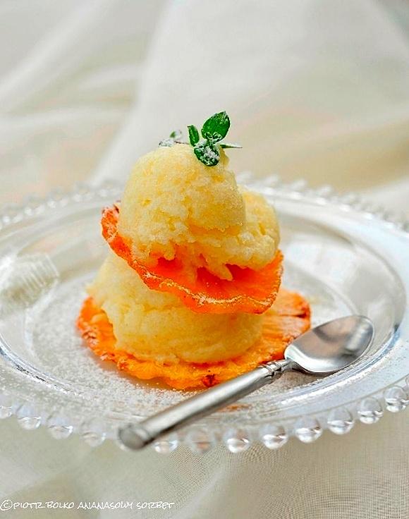 Sorbet z ananasa
