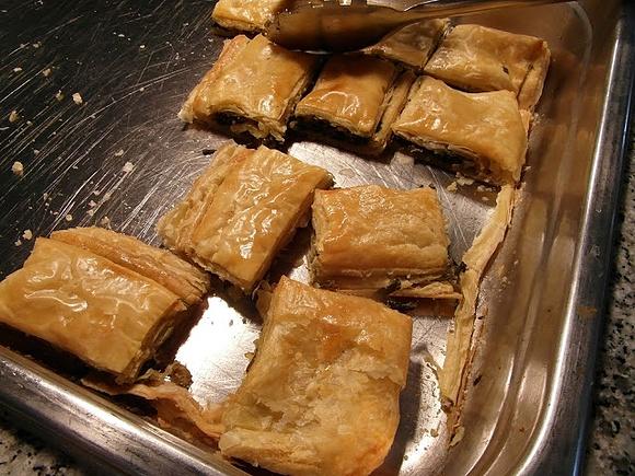 Ciasto filo z warzywami - grecki pie z greens