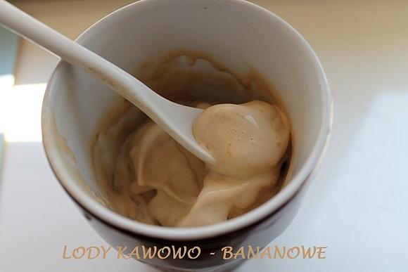 Lody kawowo-bananowe