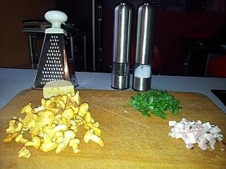 Penne z kurkami włosko-polskie